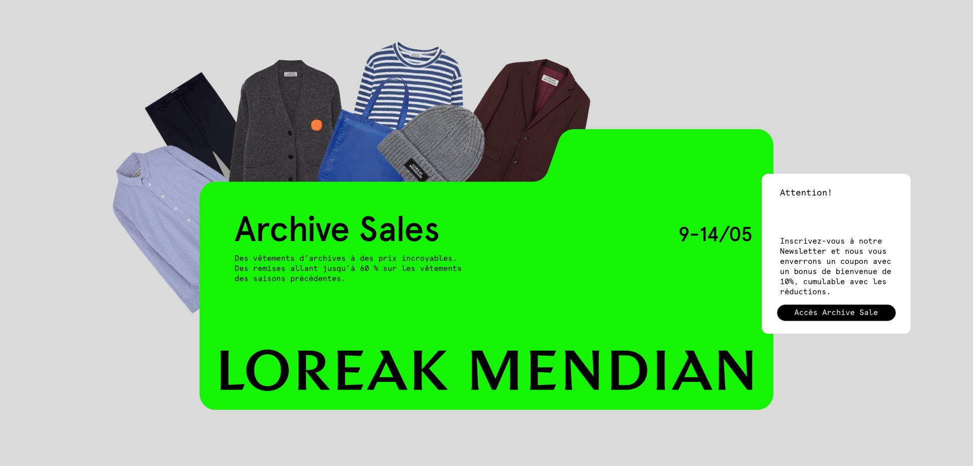 Archive Sales” title=